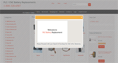 Desktop Screenshot of plcbatteryreplacement.com