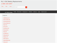 Tablet Screenshot of plcbatteryreplacement.com